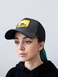 Бейсболка DJINNS арт. HFT Cap DNC RoughCanvas (черный)